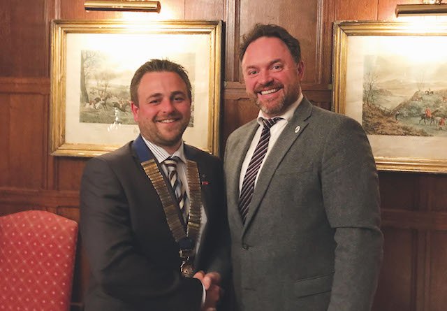 Phil Timings new chairman and Neal Taynton-Young out going chairman PR M.jpg