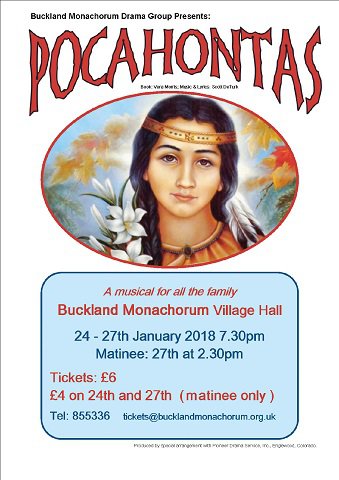 Buckland Monachorum Drama Group presents ‘Pocahontas’