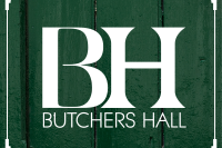 Butcher's Hall Tavistock logo