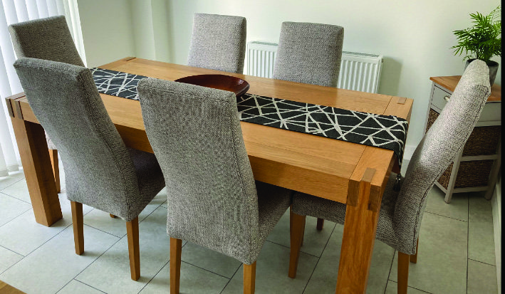 Dining chairs have proved popular over the last year