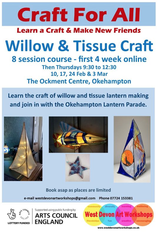 Willow and Tissue Craft course