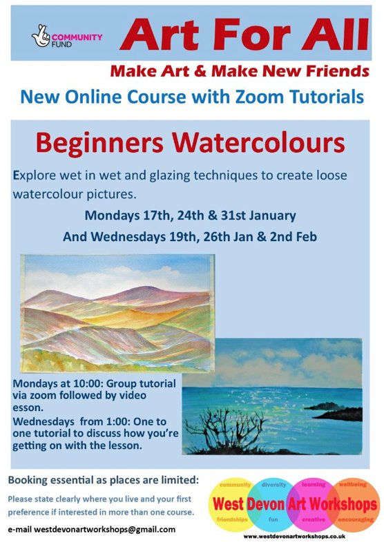 Beginners' Watercolours course