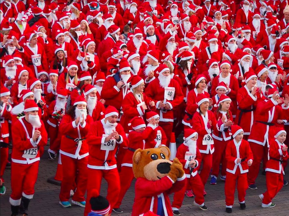 Santa Fun Run returns to Plymouth